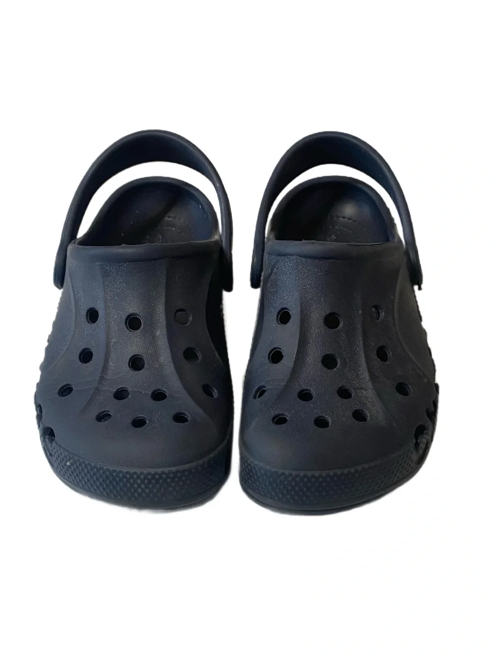 CROCS Kids Navy Blue Classic Clog Sandals